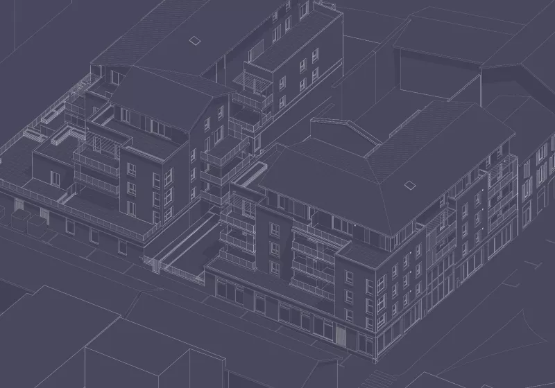 Bâtiment pour des logements et des locaux commerciaux