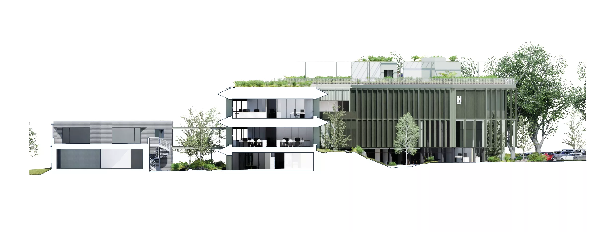 Extension et rénovation des bureaux
