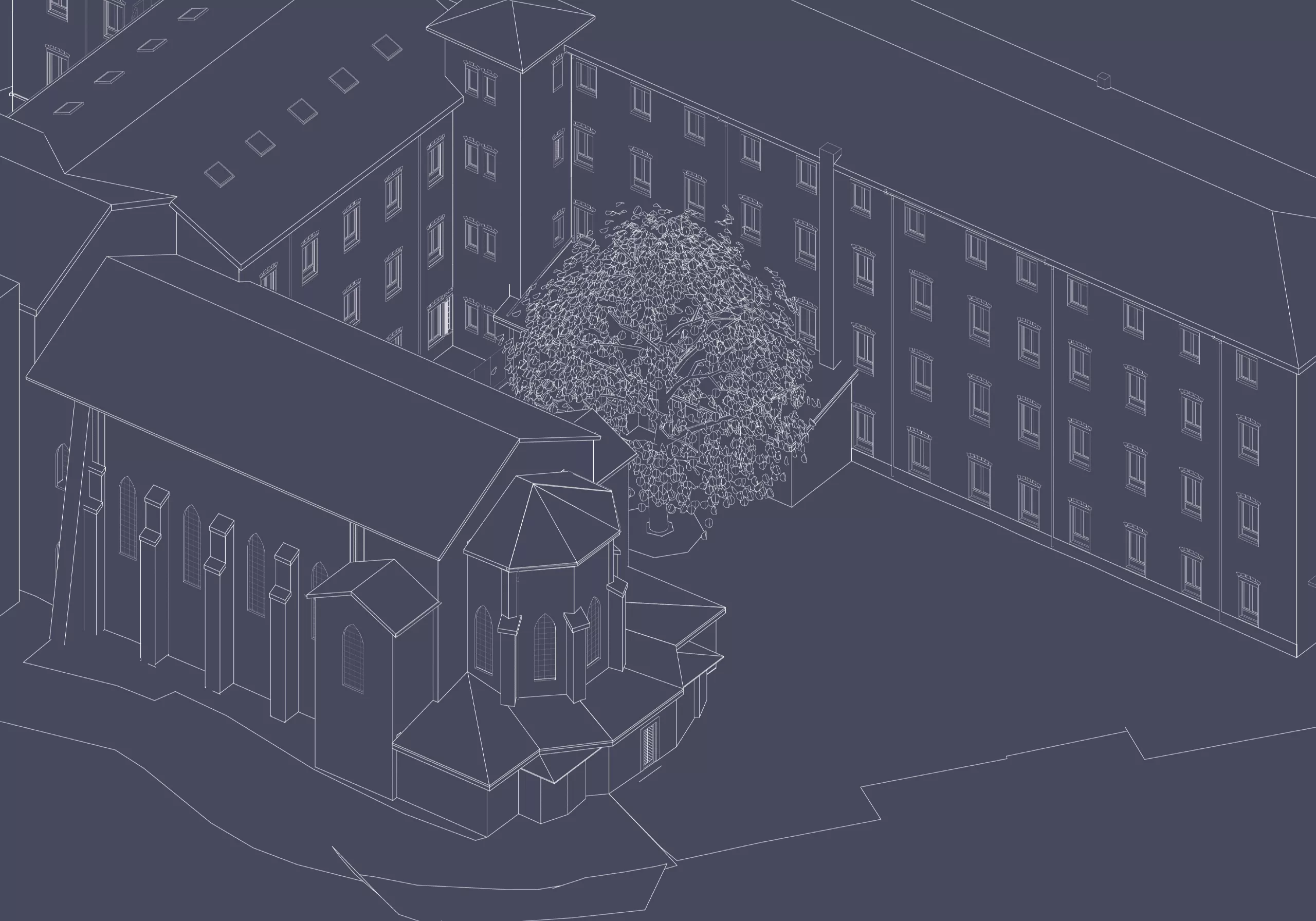 Réaménagement ancienne école en lycée